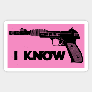 Leia Knows - Hers - RotJ Sticker